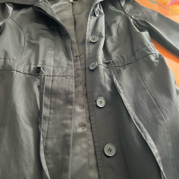 Bebe satin black coat - Picture 5 of 6